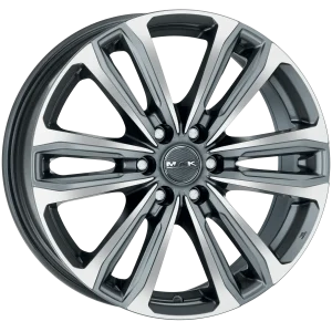 Mak Wheels – SAFARI6 – Gunmetal – 17″x7.5″ 30mm – Summer Wheels – F7570AF6QM30V3